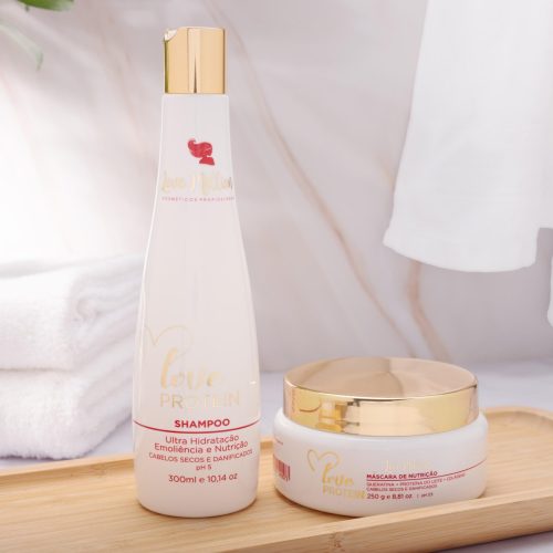 SHAMPOO ULTRA NUTRIÇÃO – 300ML | MÁSCARA DE NUTRIÇÃO – 250G